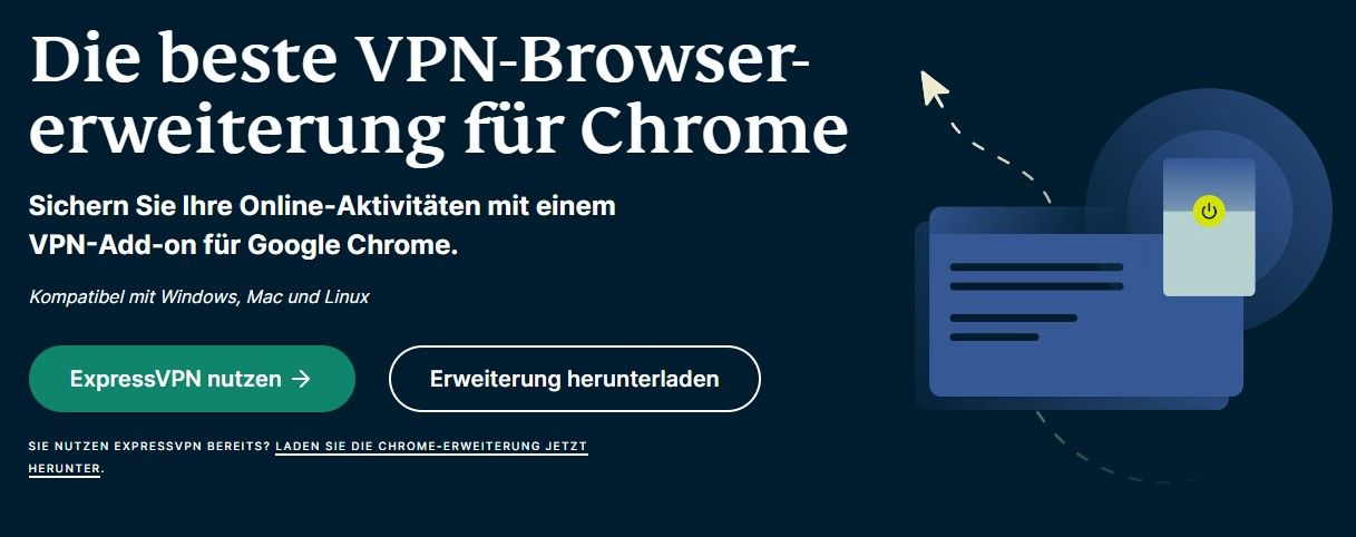 ExpressVPN bestes VPN Browser Browsererweiterung