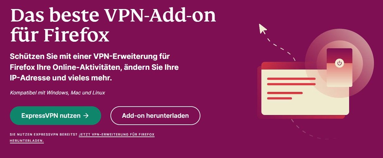 ExpressVPN bestes VPN Firefox Browsererweiterung