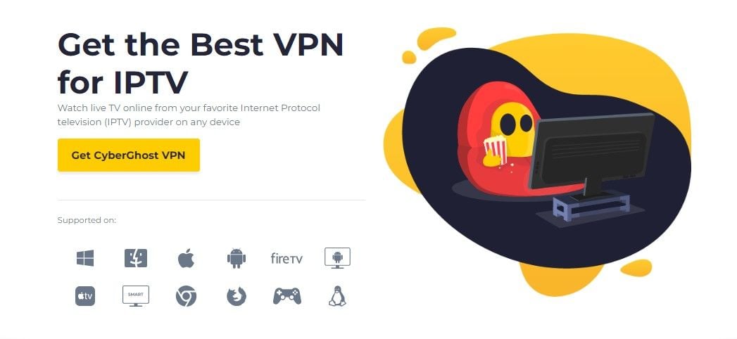 CyberGhost bestes VPN IPTV