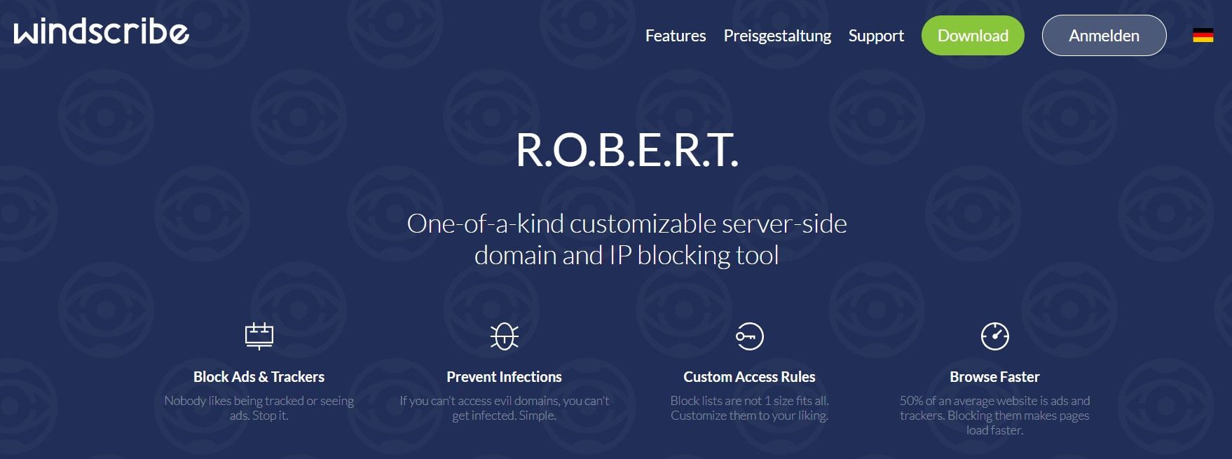 Windscribe VPN R.O.B.E.R.T. DNS