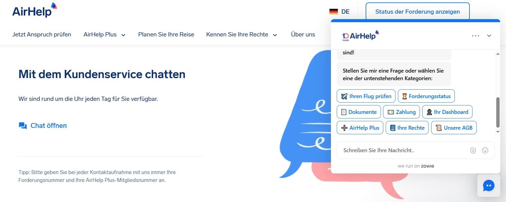 Airhelp Erfahrungen Test Bewertung Online Chat Kontakt