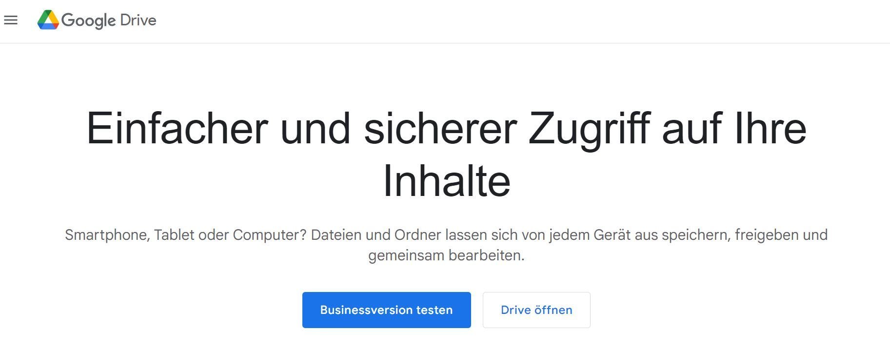 Google Drive Beste Cloud Speicher