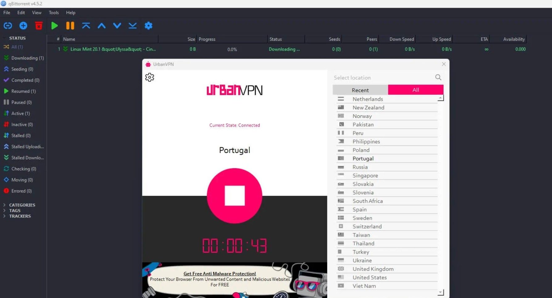 Torrenting P2p Kostenlose Vpn Gratis Urban Vpn