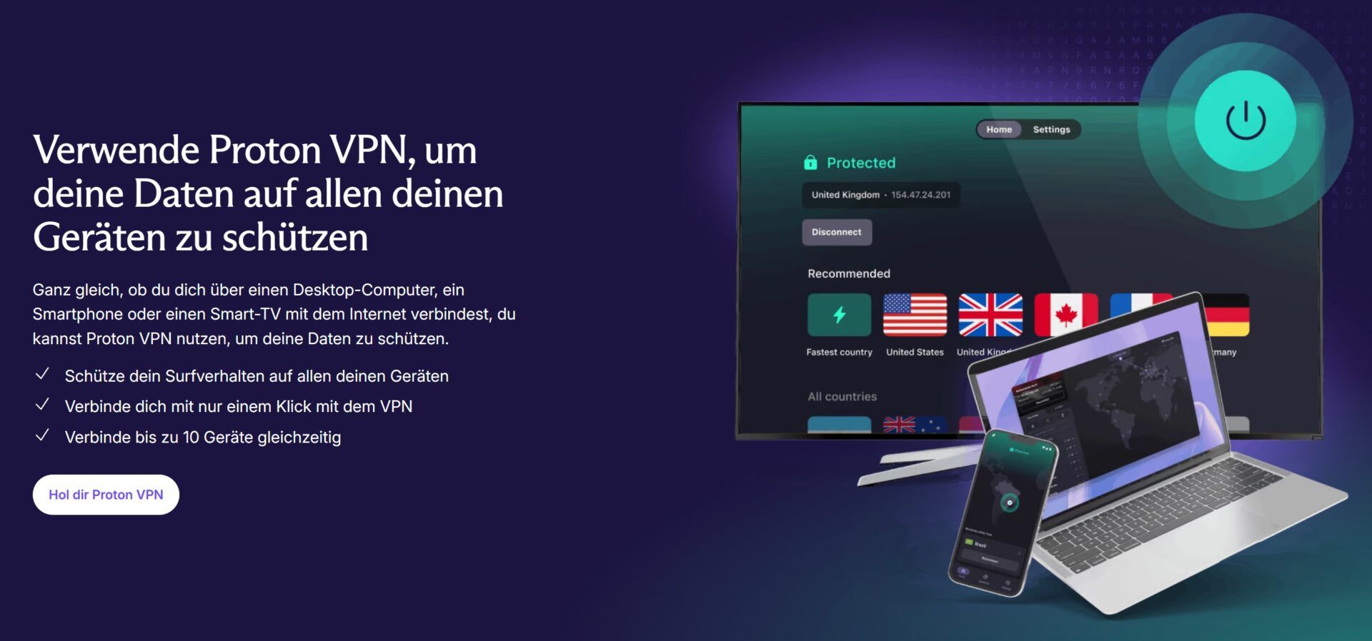 Beste Vpn Mobilgeräte Handys Mobile Geräte Proton Vpn