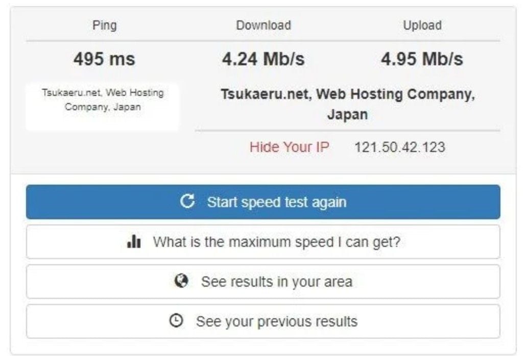 Urban Vpn Test Bewertung Geschwindigkeitstest Japan