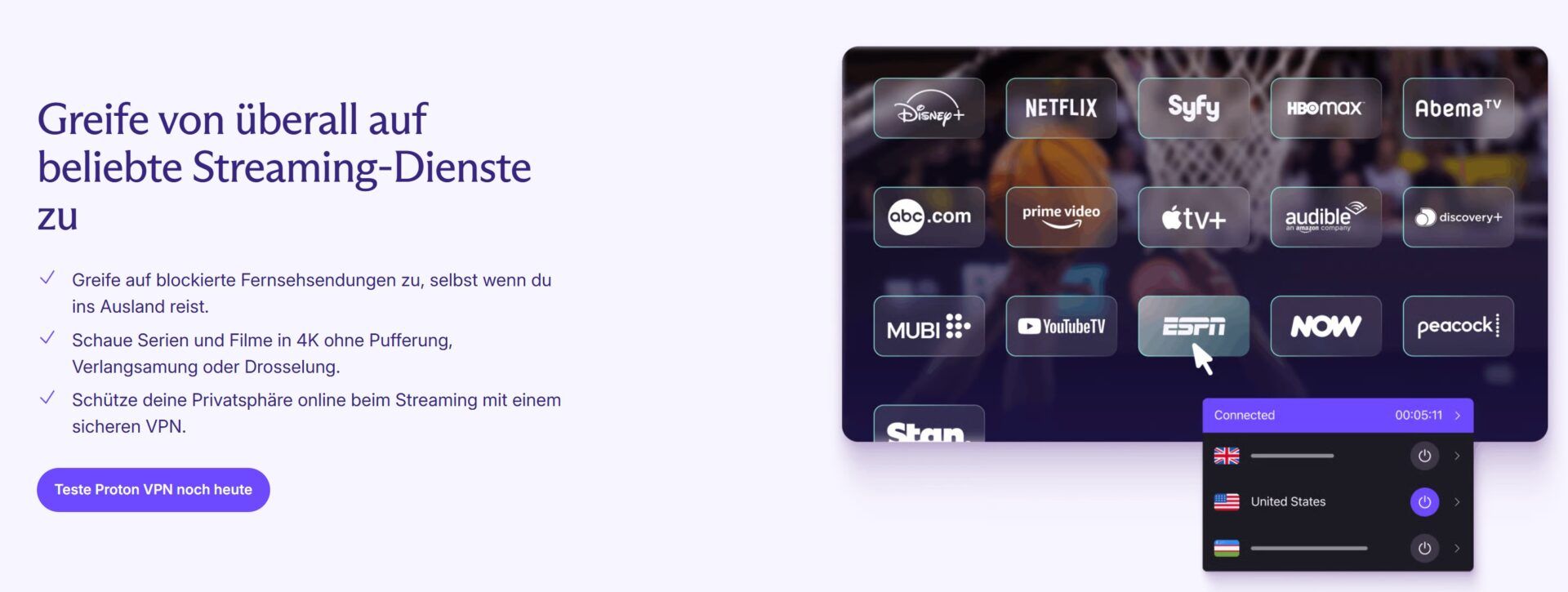 Beste Amazon Vpn Prime Video Streaming überall Proton Vpn