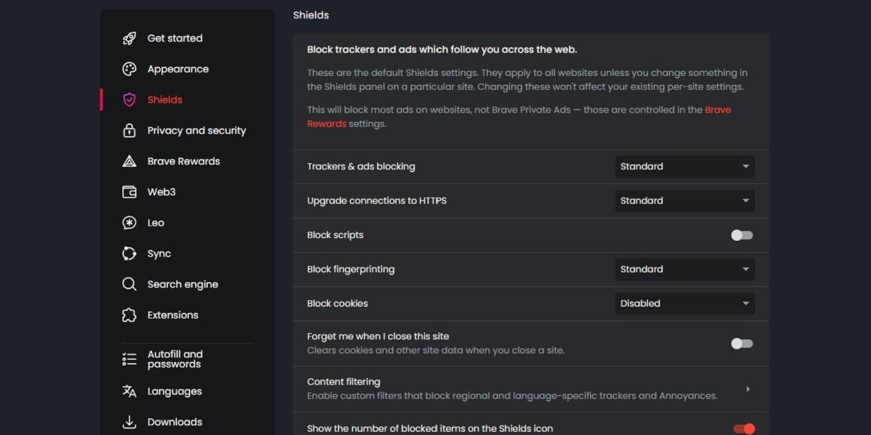 Brave Vpn Test Bewertung Anwendung Einstellungen Schilde