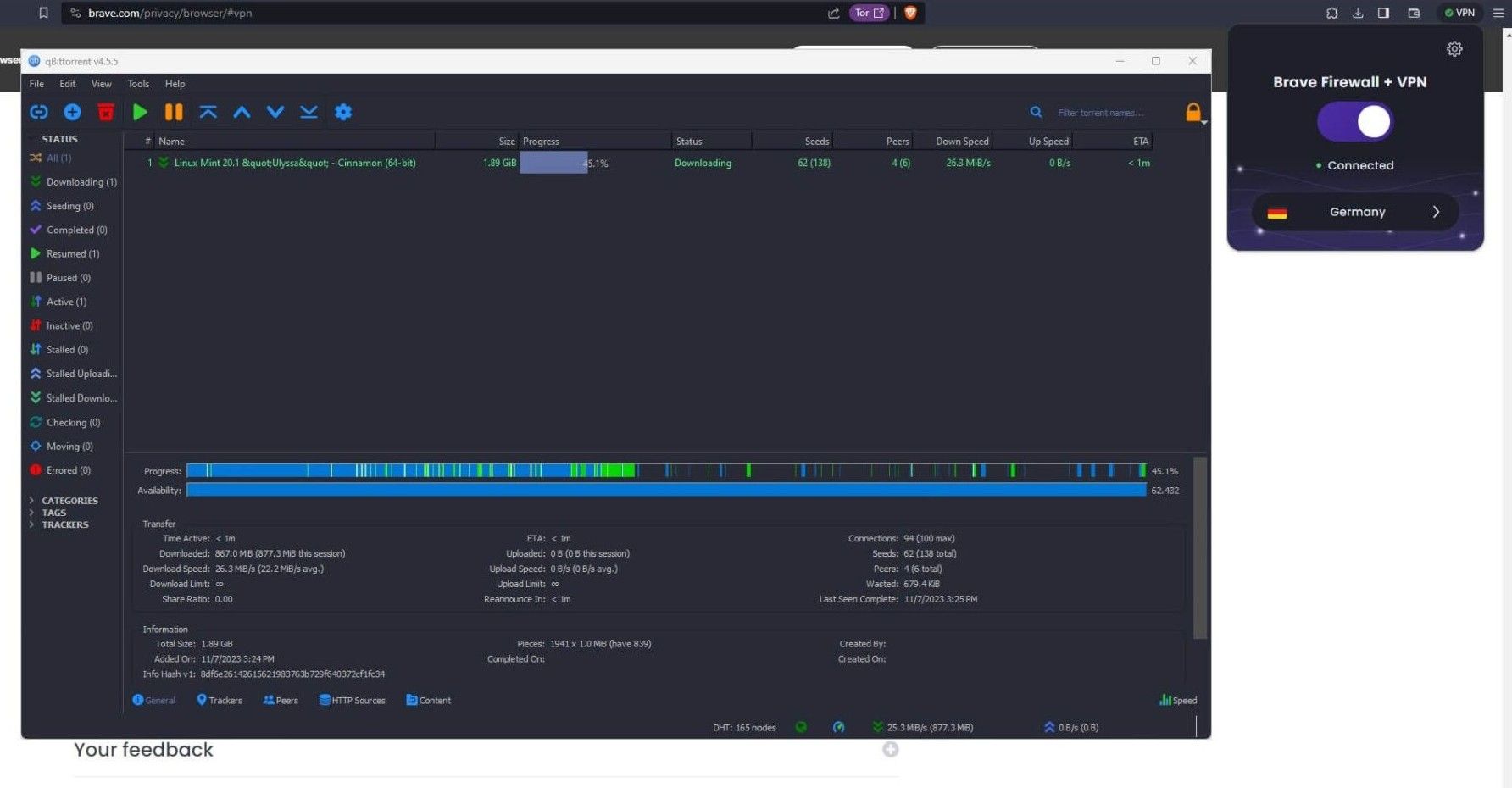 Brave Vpn Test Bewertung P2p Torrenting