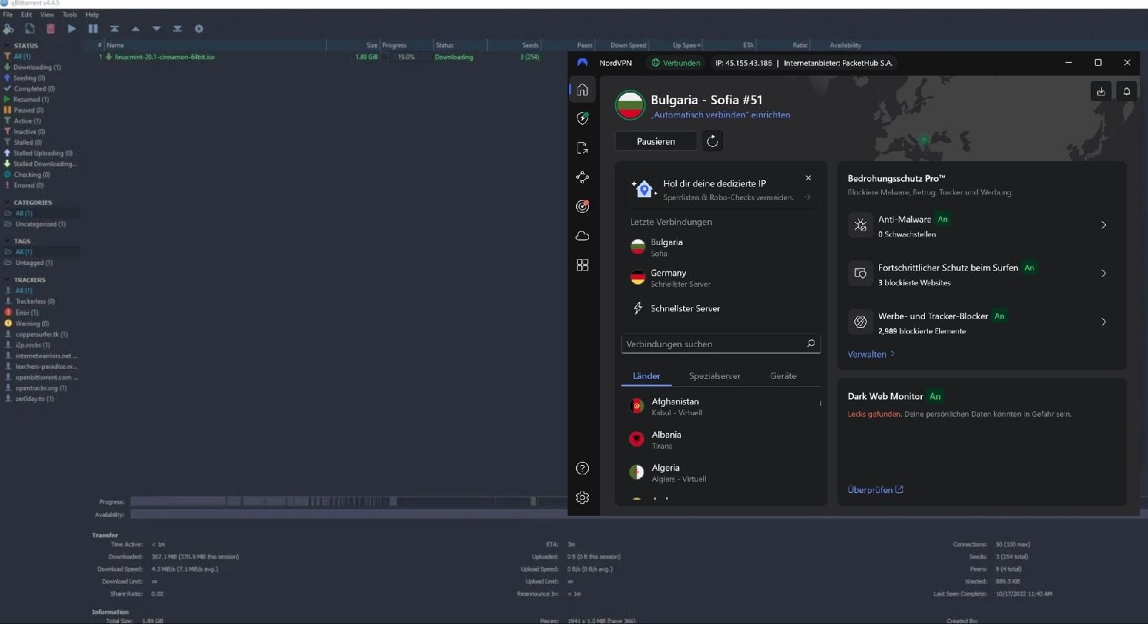 Nordvpn Vs. Mozilla Vpn Vergleich Torrenting P2p Nordvpn