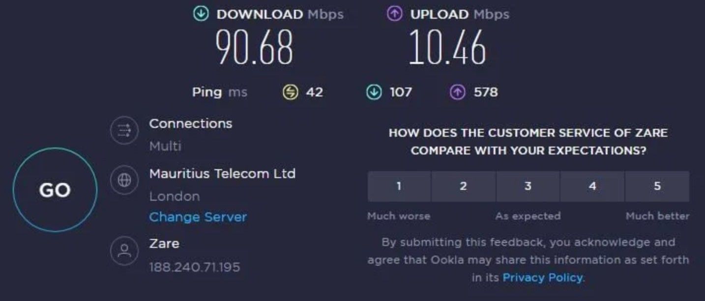 Surfshark Vs. Private Internet Access Vergleich Geschwindigkeit Surfshark Großbritannien