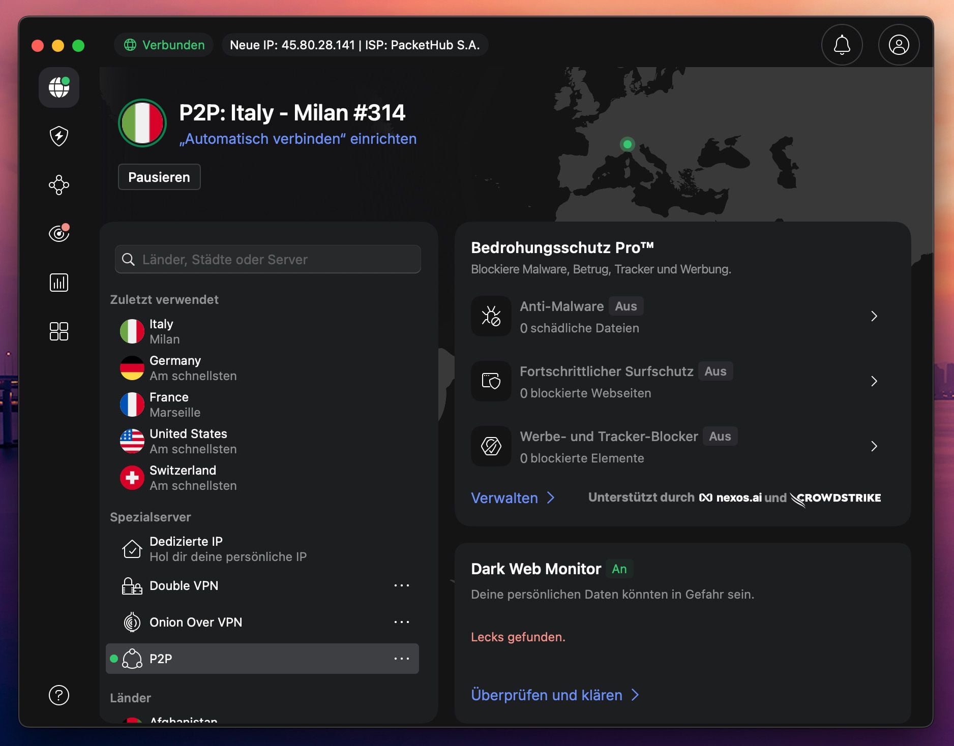 Nordvpn Italien