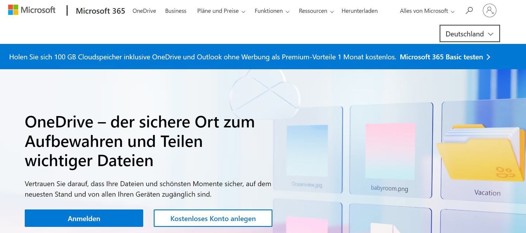 Onedrive Cloud Speicher