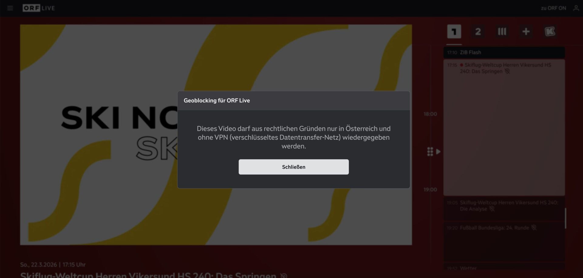 Orf On Entsperren