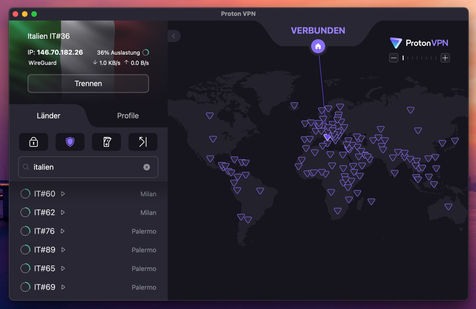 Proton Vpn Italien