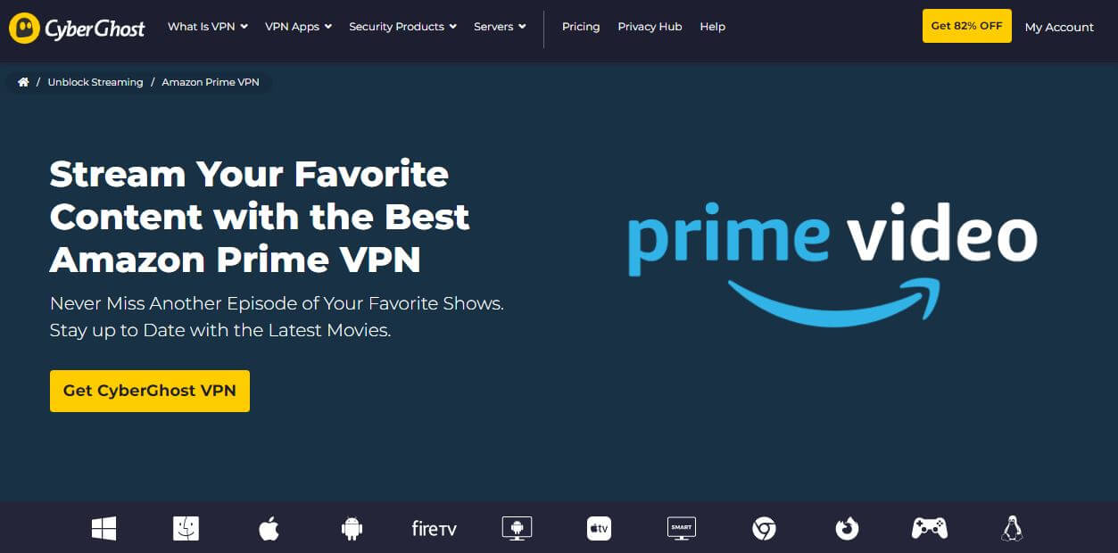 6 Best VPNs for  Prime Video in 2023: Unlock Streaming