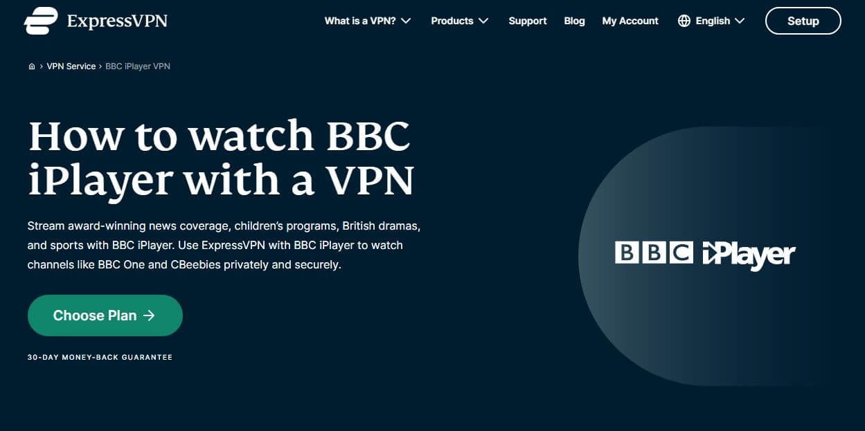 ExpressVPN BBC iPlayer