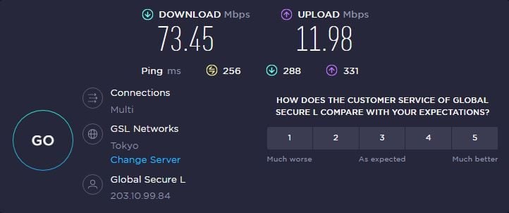 Expressvpn Japan Speeds