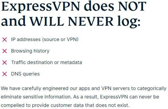 ExpressVPN sin registros 1