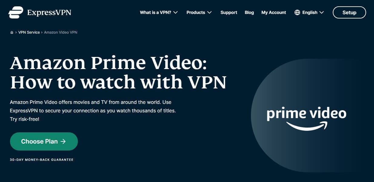 ExpressVPN Prime Video