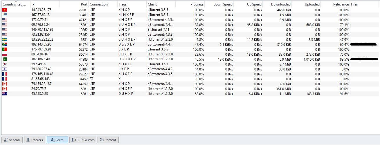 Σπόρους bittorrent