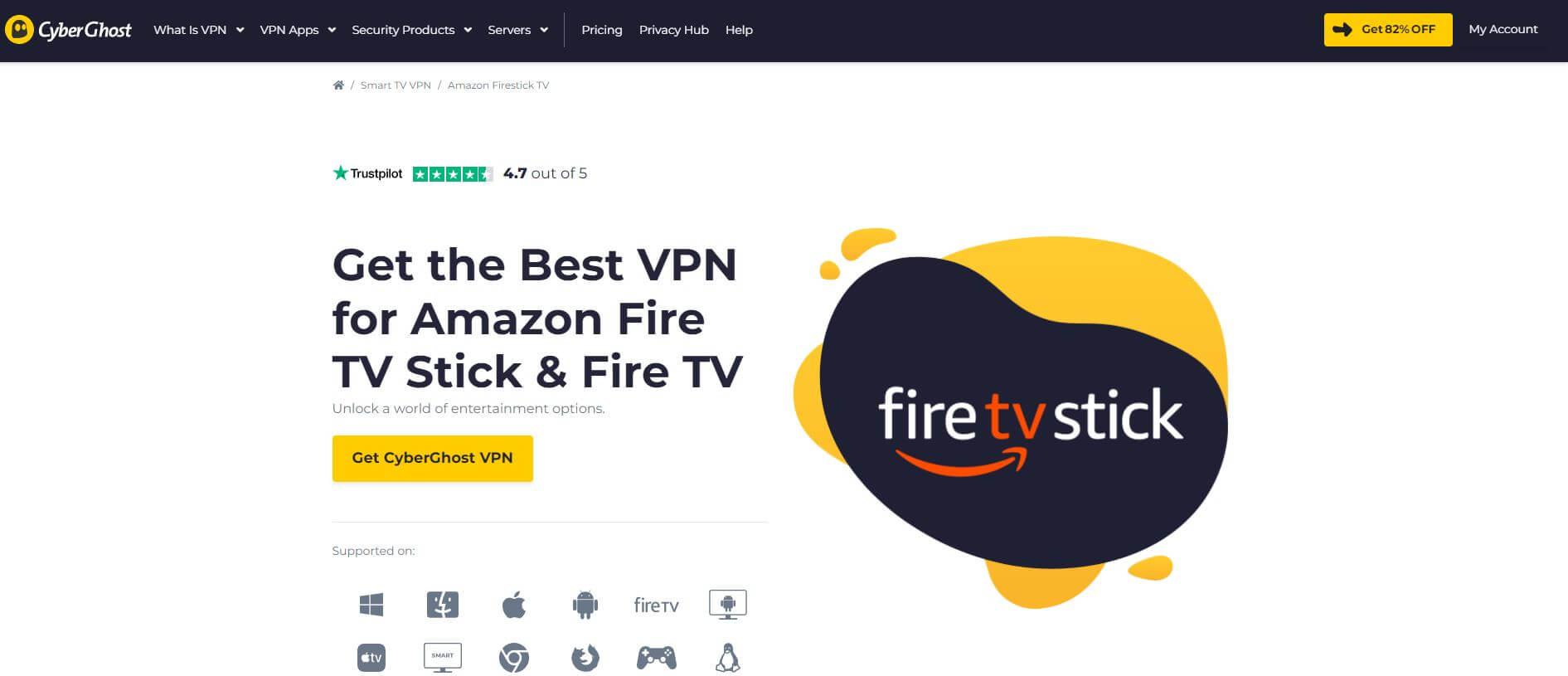 Best VPNs for  Fire TV Stick in 2024