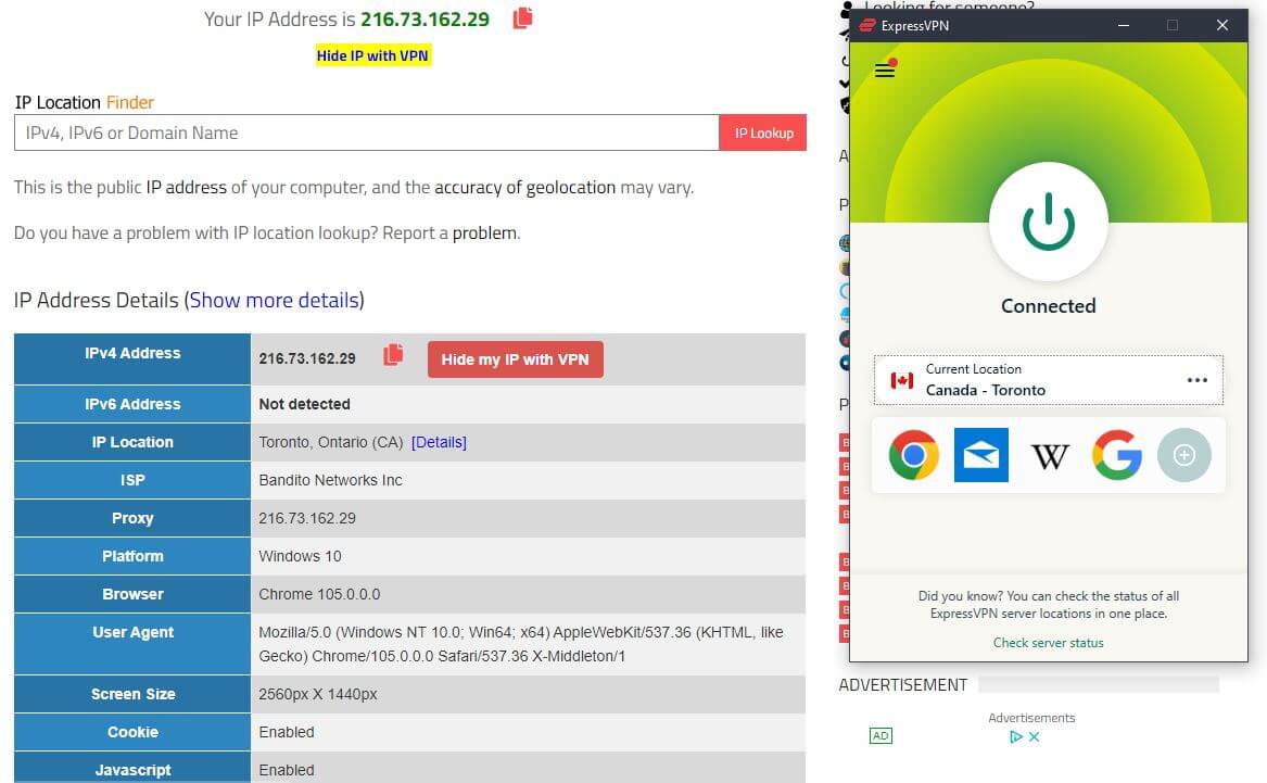 Can you set your IP address to another country?