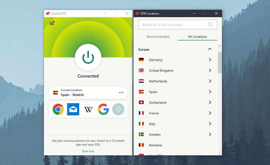 ExpressVPN Spanish IP