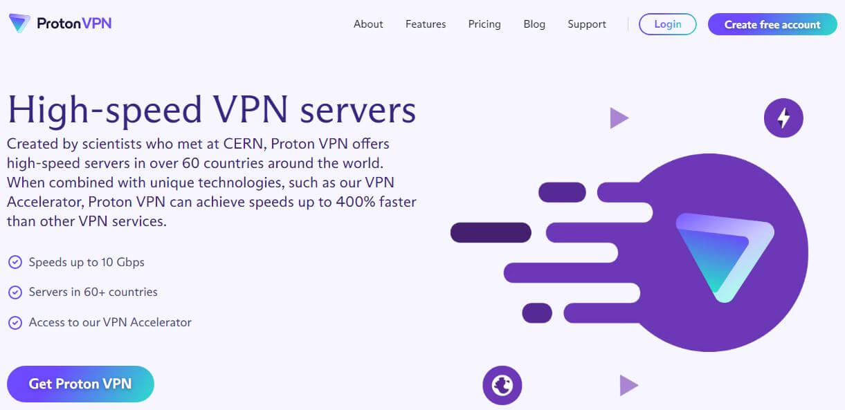 ProtonVPN Fastest VPN