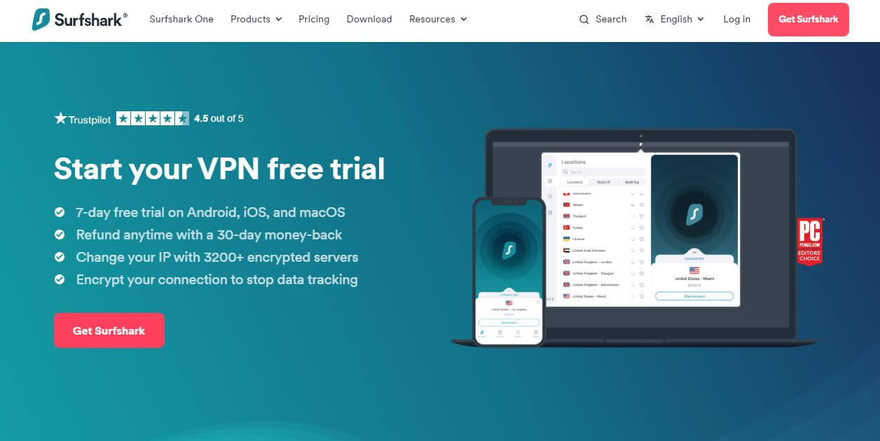 Download Android VPN APK (free trial available) - Surfshark