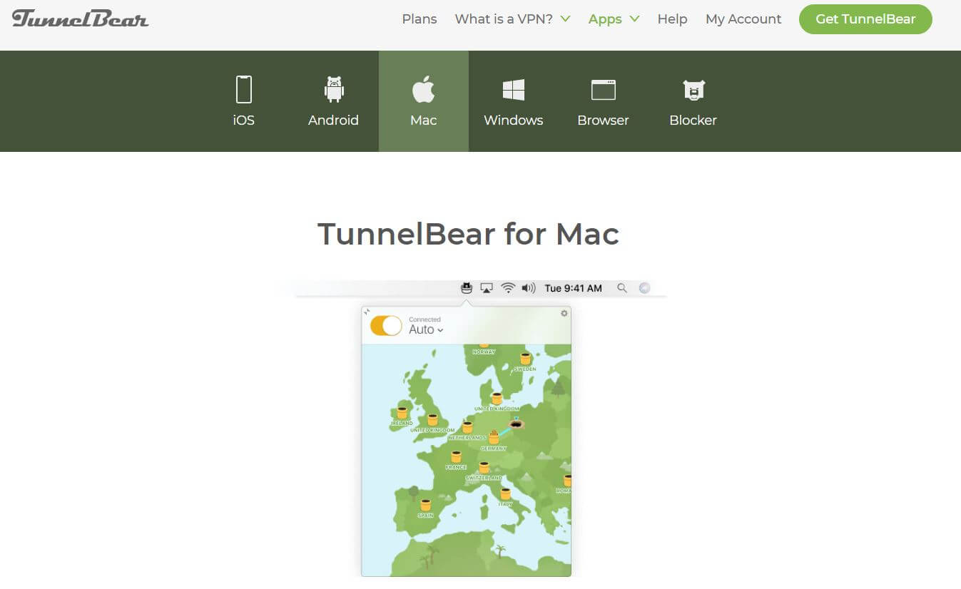 TunnelBear Mac