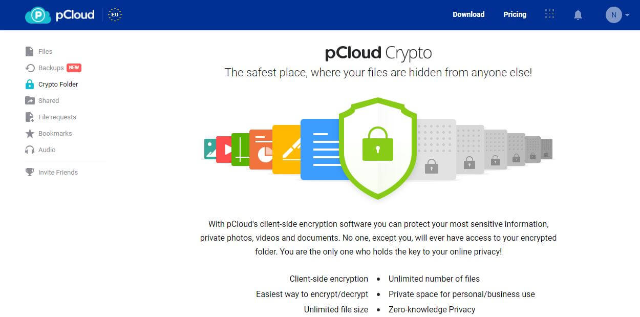 pCloud Crypto Folder