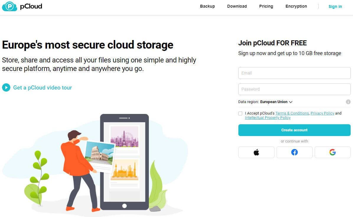 pCloud Cheapest Cloud Storage