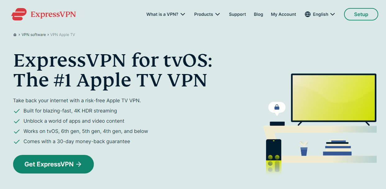 Ren Verdensrekord Guinness Book Jernbanestation Best VPN for Apple TV 2023: Bypass Geo-Restrictions Easily!