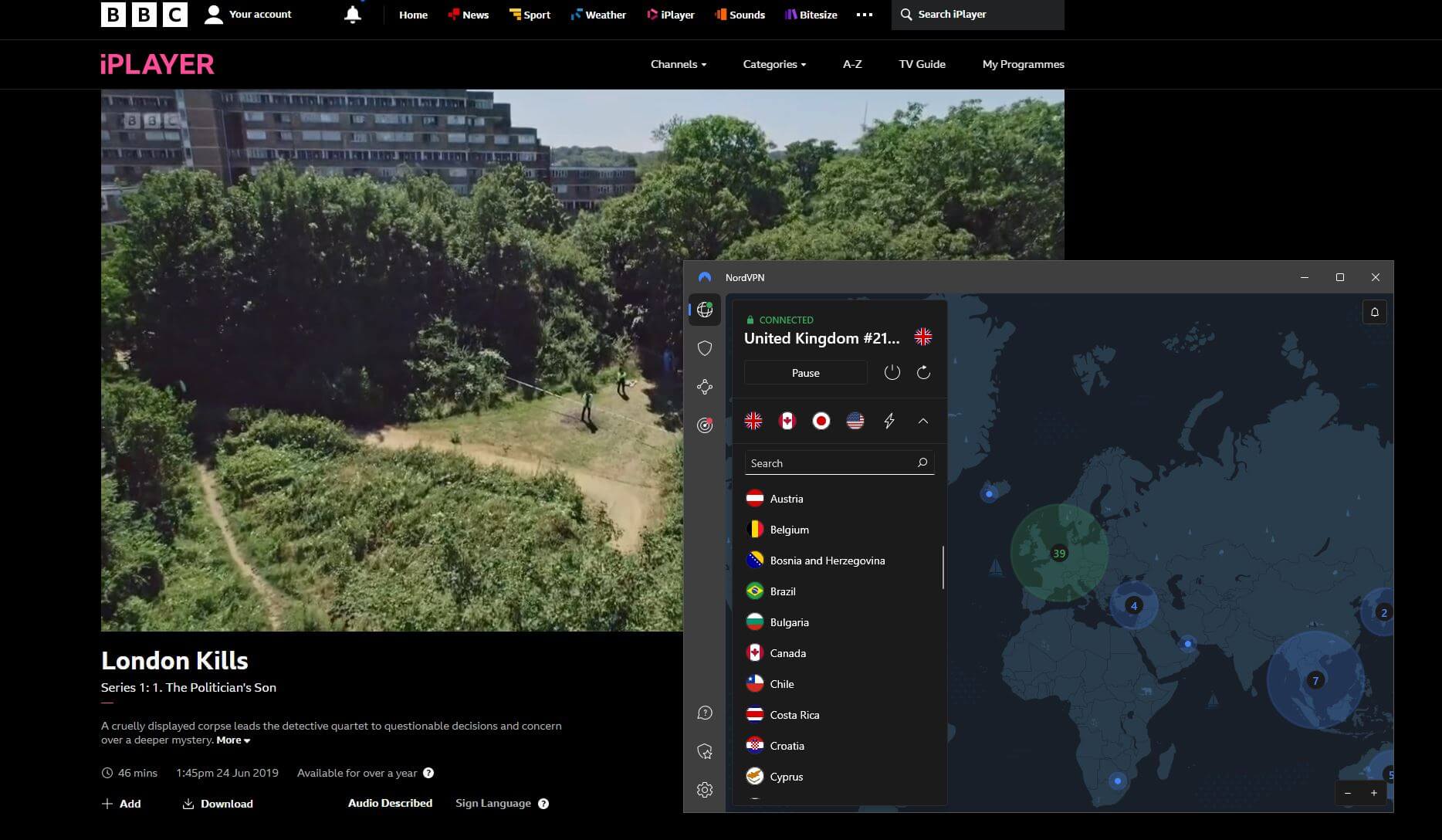 NordVPN BBC iPlayer 2