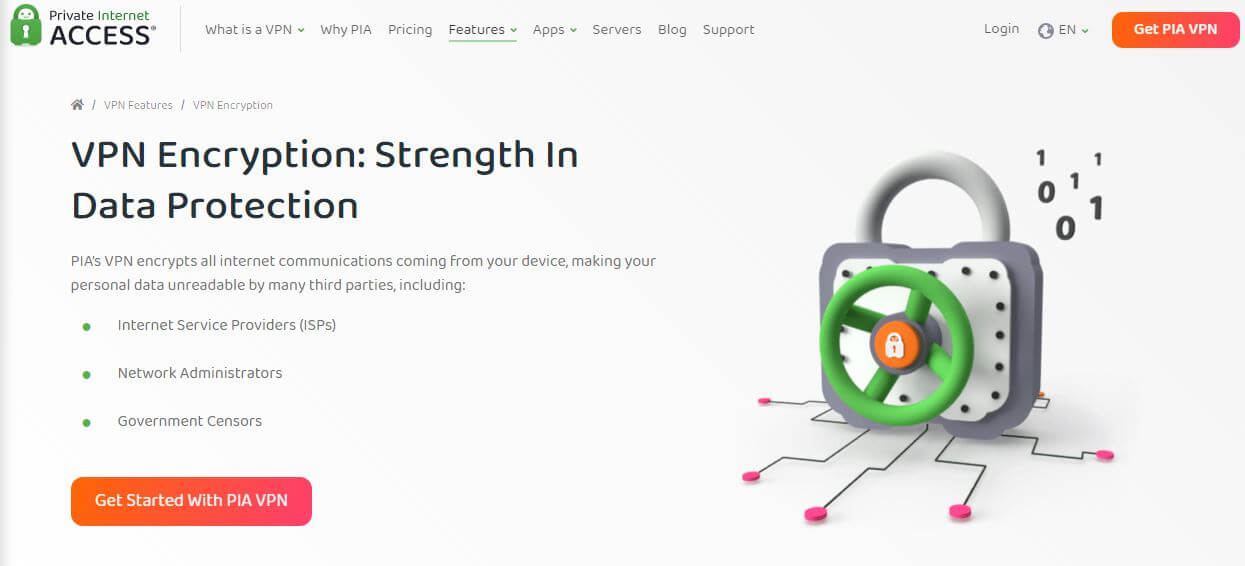 PIA VPN Encryption