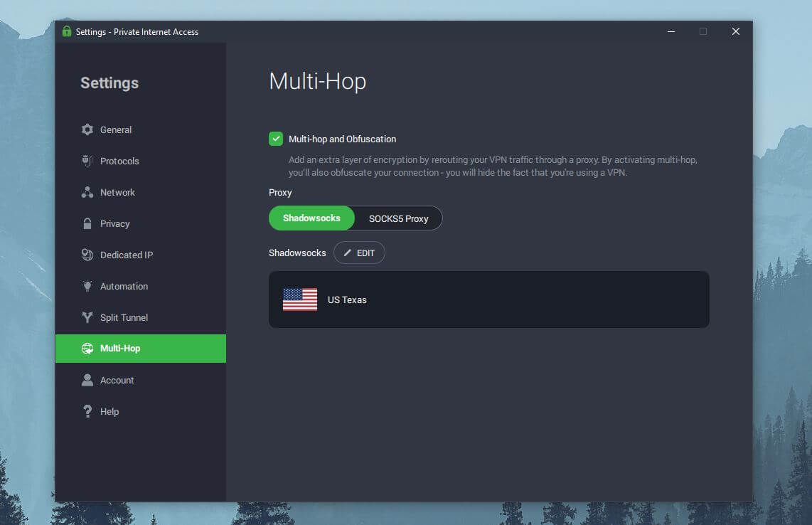 PIA VPN Multi Hop