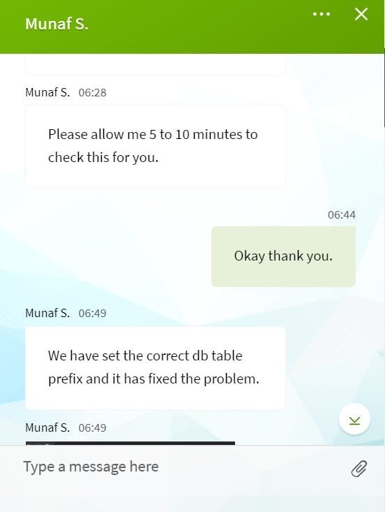 A2 Hosting Live Chat Support