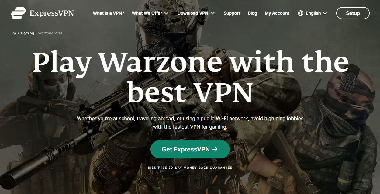 Free COD: Warzone VPN, The Best VPN for Gamers!