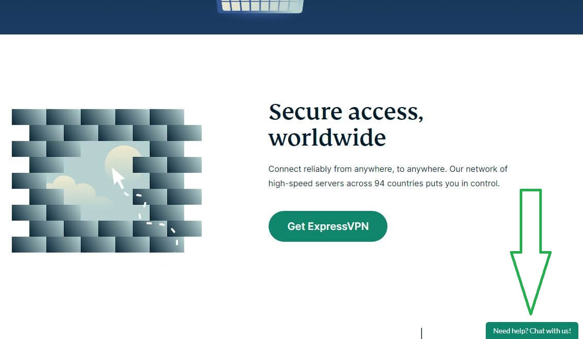 ExpressVPN Live Chat Widget 1