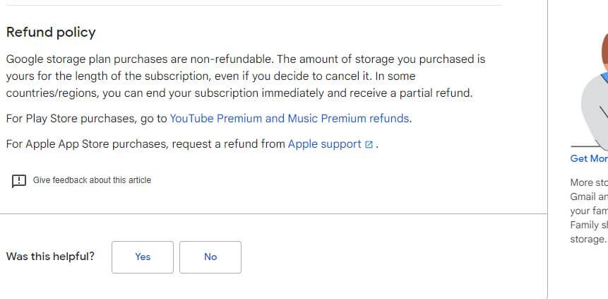 Google Refund Policy