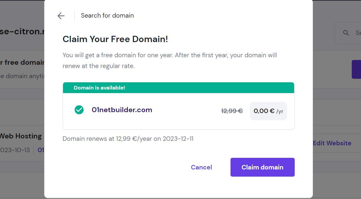 Claim Available Domain