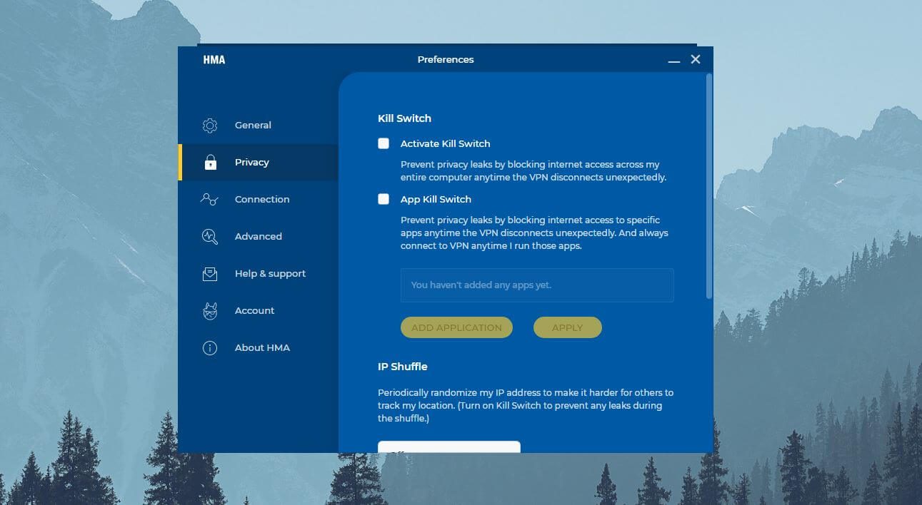 HMA VPN Kill Switch
