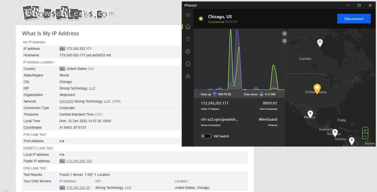 IPVanish IP Leak 2