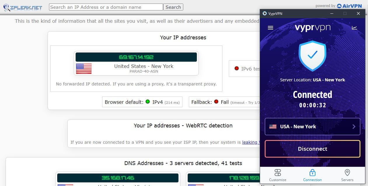 VyprVPN IP Leak 1