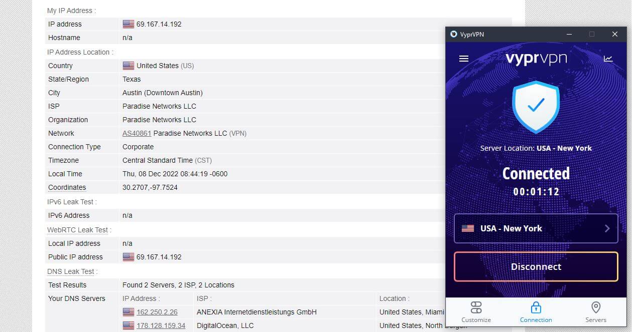 VyprVPN IP Leak 2