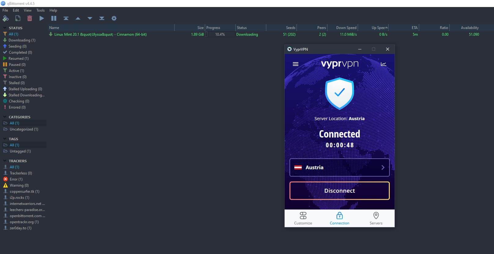 VyprVPN P2P