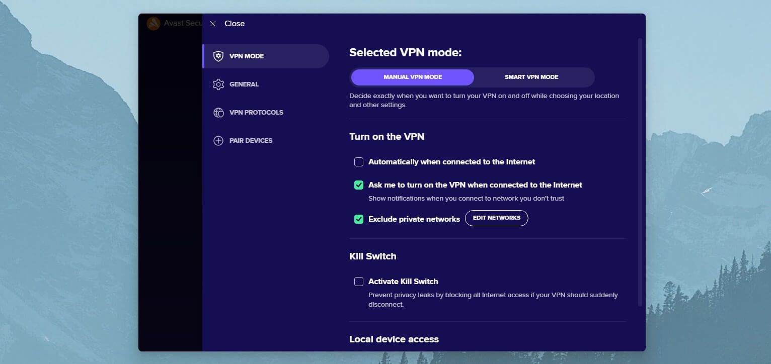 Avast SecureLine VPN App 3