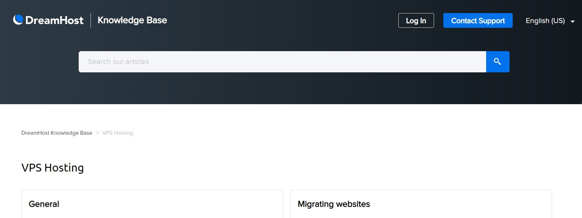 DreamHost Knowledge Base VPS