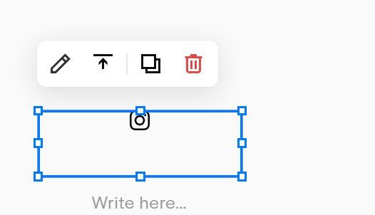 Click on the Pencil Icon to Edit Squarespace