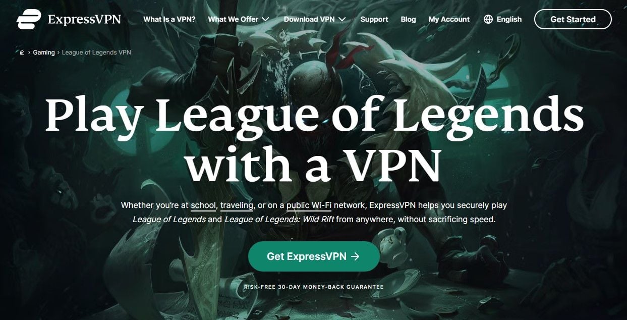 ExpressVPN League of Legends